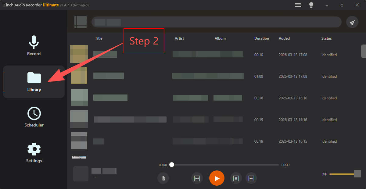 Step 2 - Auto Processing Interface